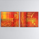 Hand-painted Triptych Modern Abstract Painting Wall Art Artwork Images