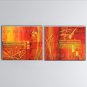 Hand-painted Triptych Modern Abstract Painting Wall Art Artwork Images