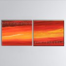 Hand Painted Elegant Modern Abstract Painting Wall Art Inner Framed