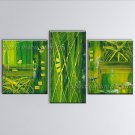 Hand-painted Triptych Modern Abstract Painting Wall Art Artist Artworks