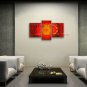 Hand Painted Triptych Modern Abstract Painting Wall Art On Canvas Artworks
