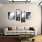 Hand-painted Tetraptych Modern Abstract Painting Wall Art Artist Artworks