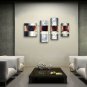 Hand-painted 4 Pieces Modern Abstract Painting Wall Art Interior Design