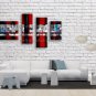 Hand-painted 4 Pieces Modern Abstract Painting Wall Art Artwork Pictures