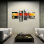 Hand-painted 4 Pieces Modern Abstract Painting Wall Art Interior Design
