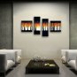Hand-painted 4 Pieces Modern Abstract Painting Wall Art Contemporary Decor