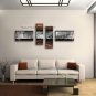 Hand-painted Tetraptych Modern Abstract Painting Wall Art Artist Artworks