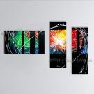 Hand Painted Stunning Modern Abstract Painting Wall Art Inner Framed