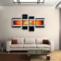 Hand-painted Tetraptych Modern Abstract Painting Wall Art Ready To Hang