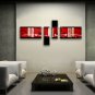 Hand Painted 4 Pieces Modern Abstract Painting Wall Art Oil On Canvas