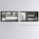 Hand-painted Astonishing Modern Abstract Painting Wall Art Inner Framed