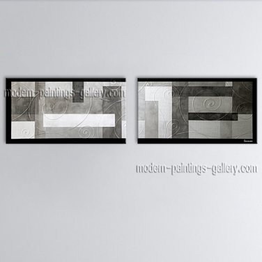 Hand-painted Astonishing Modern Abstract Painting Wall Art Inner Framed