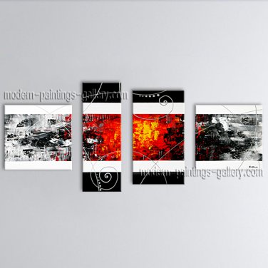Handmade Artcrafts Large Modern Abstract Painting Wall Art Interior Design