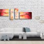 Hand-painted Tetraptych Modern Abstract Painting Wall Art Decoration Ideas