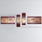 Hand-painted 4 Pieces Modern Abstract Painting Wall Art Decoration Ideas