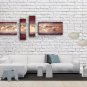 Hand-painted 4 Pieces Modern Abstract Painting Wall Art Decoration Ideas