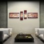 Hand-painted 4 Pieces Modern Abstract Painting Wall Art Decoration Ideas