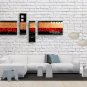 Hand Painted Tetraptych Modern Abstract Painting Wall Art Inner Framed