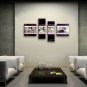 Hand-painted Tetraptych Modern Abstract Painting Wall Art Decoration Ideas