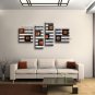 Hand-painted 4 Pieces Modern Abstract Painting Wall Art Oil On Canvas