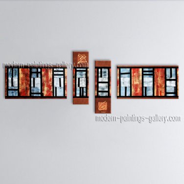 Handmade Artcrafts Large Modern Abstract Painting Wall Art Oil On Canvas