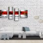Hand-painted 4 Pieces Modern Abstract Painting Wall Art Ready To Hang