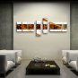 Hand Painted Tetraptych Modern Abstract Painting Wall Art Artwork Images