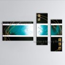 Hand-painted Triptych Modern Abstract Painting Wall Art Ready To Hang