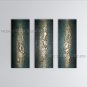 Hand Painted Triptych Modern Abstract Painting Wall Art Ready To Hang