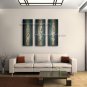 Hand Painted Triptych Modern Abstract Painting Wall Art Ready To Hang