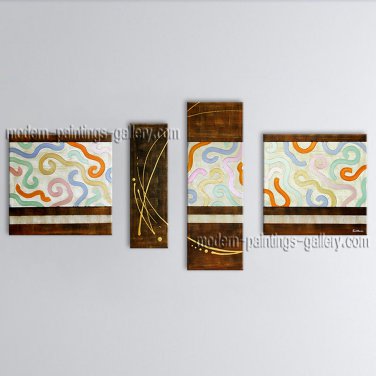 Hand-painted Large Modern Abstract Painting Wall Art On Canvas Artworks