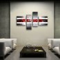 Hand Painted 4 Pieces Modern Abstract Painting Wall Art Ready To Hang