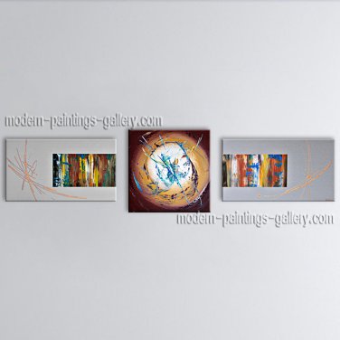 Hand Painted Elegant Modern Abstract Painting Wall Art Interior Design