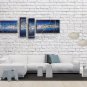 Hand Painted Tetraptych Modern Abstract Painting Wall Art Interior Design