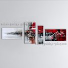 Hand Painted 4 Pieces Modern Abstract Painting Wall Art Artwork Images