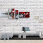 Hand Painted 4 Pieces Modern Abstract Painting Wall Art Artwork Images