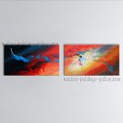 Hand-painted Beautiful Modern Abstract Painting Wall Art Inner Framed