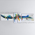 Handmade Artcrafts Large Modern Abstract Painting Wall Art Gallery Wrapped