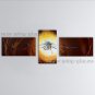 Hand Painted Triptych Modern Abstract Painting Wall Art Decoration Ideas