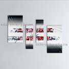 Hand-painted 4 Pieces Modern Abstract Painting Wall Art Decoration Ideas