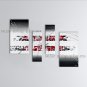 Hand-painted 4 Pieces Modern Abstract Painting Wall Art Decoration Ideas