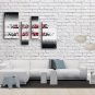 Hand-painted 4 Pieces Modern Abstract Painting Wall Art Decoration Ideas