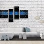 Handmade Tetraptych Modern Abstract Painting Wall Art On Canvas Artworks