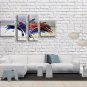 Hand-painted 4 Pieces Modern Abstract Painting Wall Art Gallery Wrapped