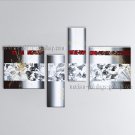 Hand-painted Tetraptych Modern Abstract Painting Wall Art Inner Framed