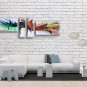 Hand Painted 4 Pieces Modern Abstract Painting Wall Art Ready To Hang