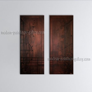 Hand-painted Elegant Modern Abstract Painting Wall Art Gallery Wrapped