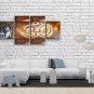 4 Pieces Feng Shui Zen Art Contemporary Painting Buddha Oil On Canvas