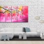 Large Contemporary Wall Art Floral Painting Cherry Blossom Scenery