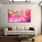 Large Contemporary Wall Art Floral Painting Cherry Blossom Scenery